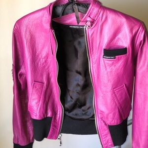 Women’s Leather Members Only Coat